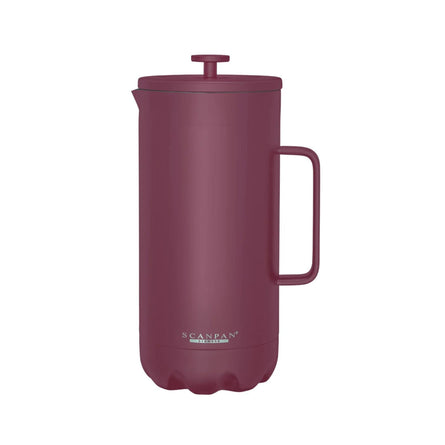 SCANPAN | TO GO French Press Coffee Pot | Persian Red | 1L | 8 Cups