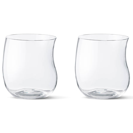 Georg Jensen Cobra Low Glass Tumbler Set, 2pcs