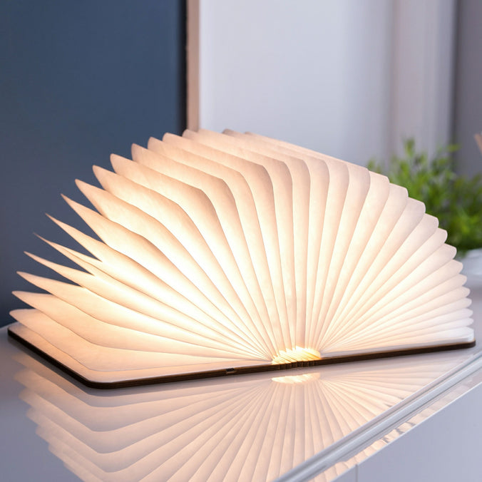 Gingko » Smart Book Light (Natural Wood)